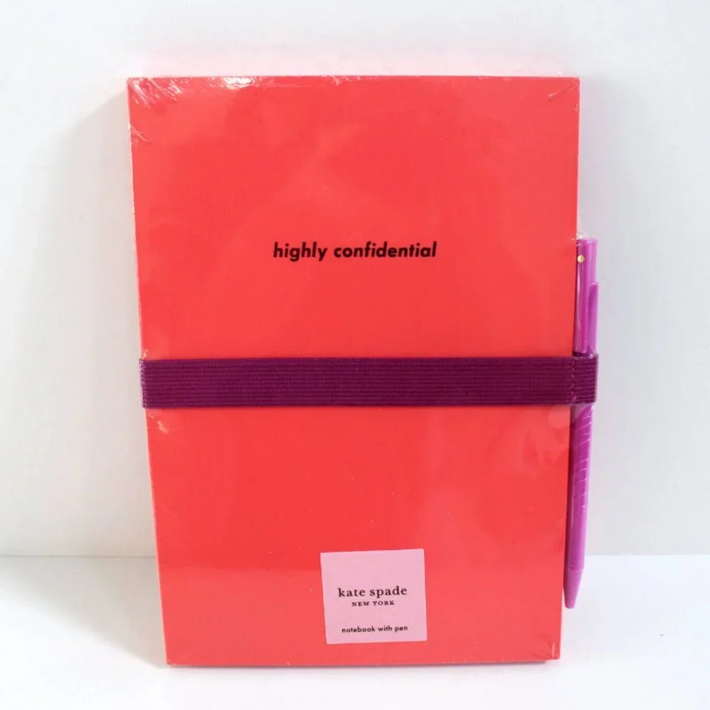 kate spade Highly Confidential Notebook With Pen